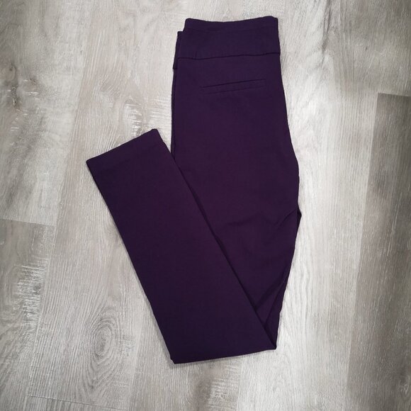 Ricki's Ladies Pull On Style Purple Slim Leg Size Large Pants - Picture 6 of 12